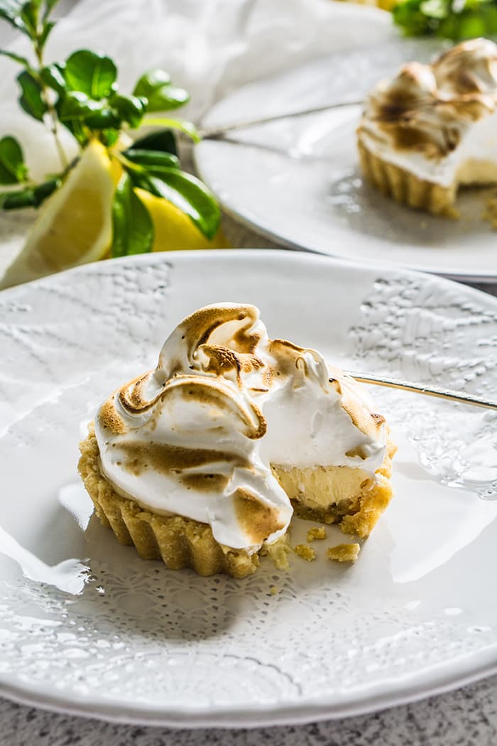 Lemon Meringue Cheesecake Tarts